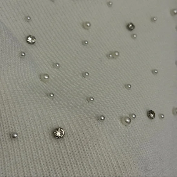 MIU MIU semi-high-neck short-sleeved knitted top - Picture 4 of 8